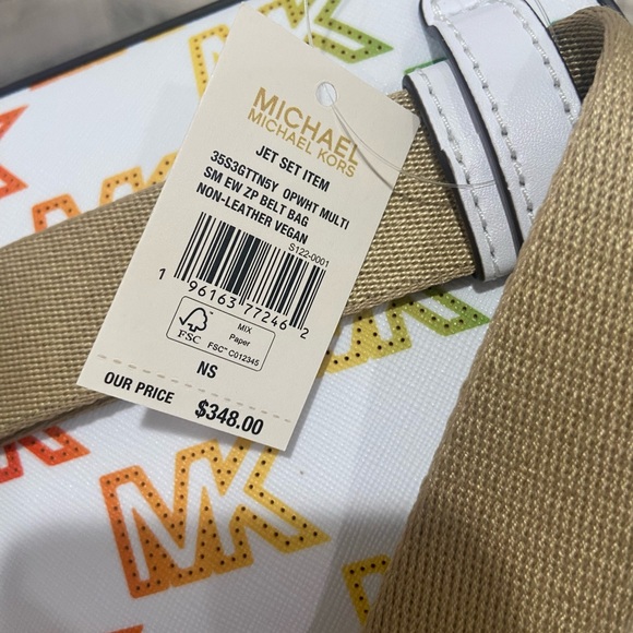 Michael Kors Optic White Multi Belt Bag main image 10